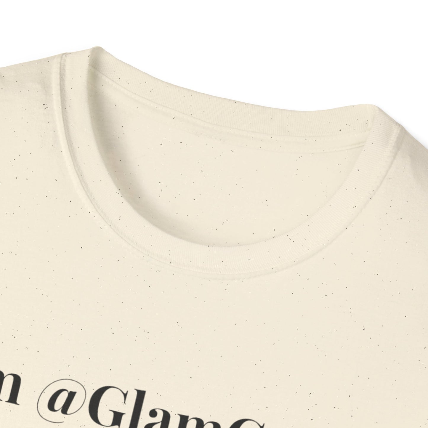 "I am @GlamCandii" - Unisex T-Shirt [Black Font]