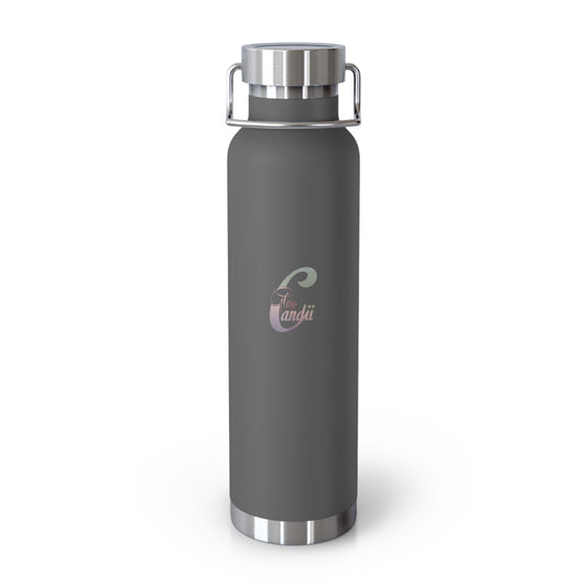 Glamcandii Stylish Copper Vacuum Insulated Water Bottle