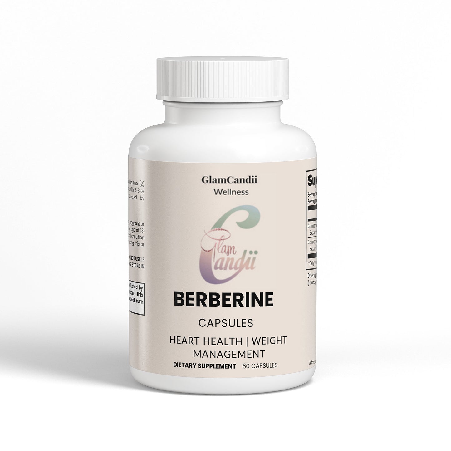 GlamCandii Berberine (60 Capsules)