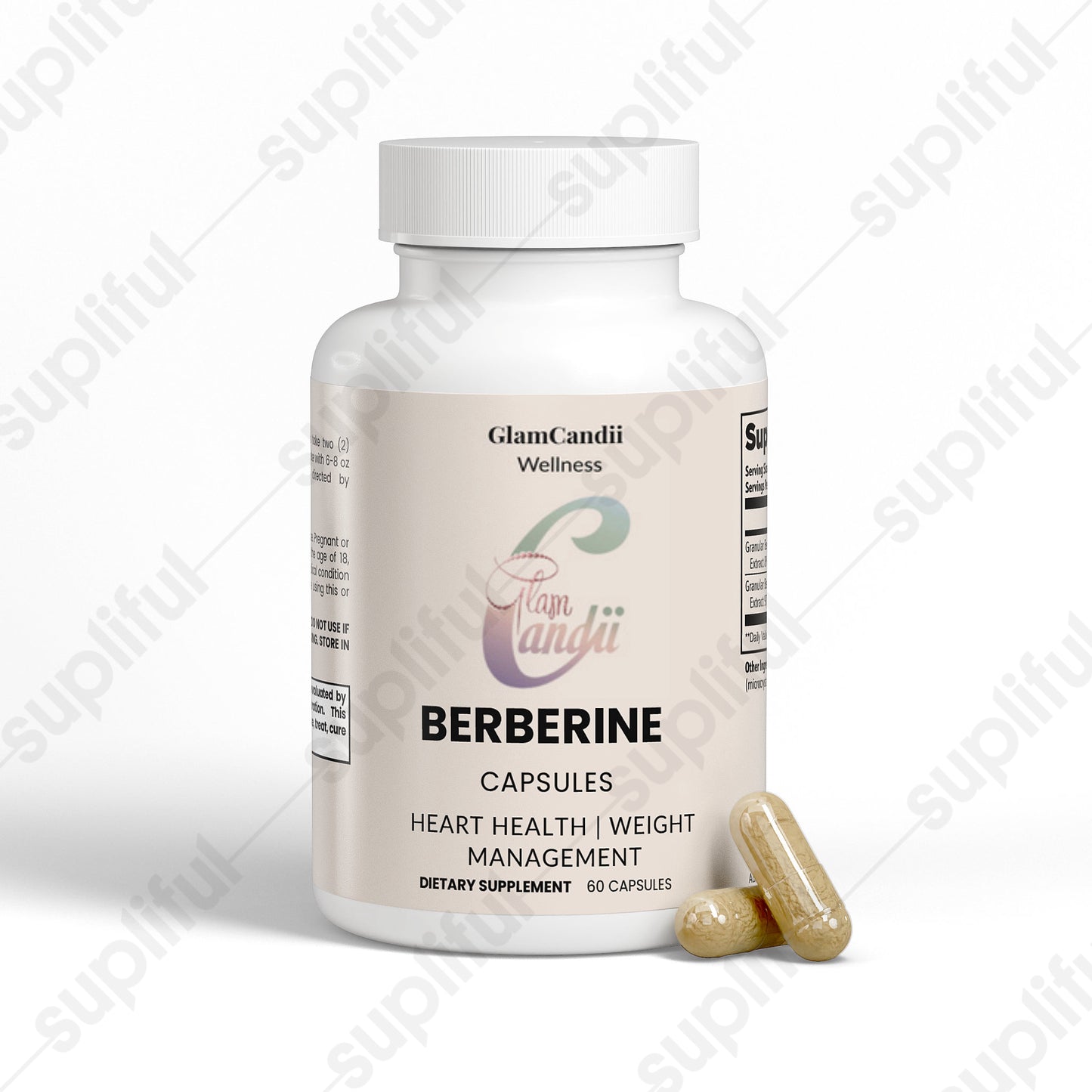 GlamCandii Berberine (60 Capsules)