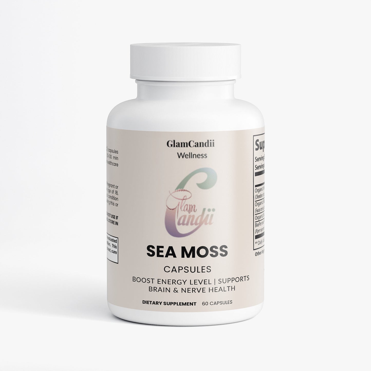 GlamCandii Sea Moss (60 Capsules)