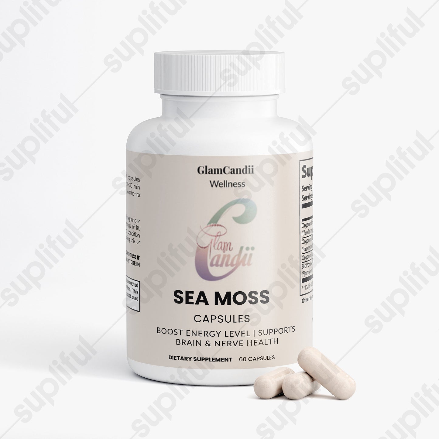 GlamCandii Sea Moss (60 Capsules)