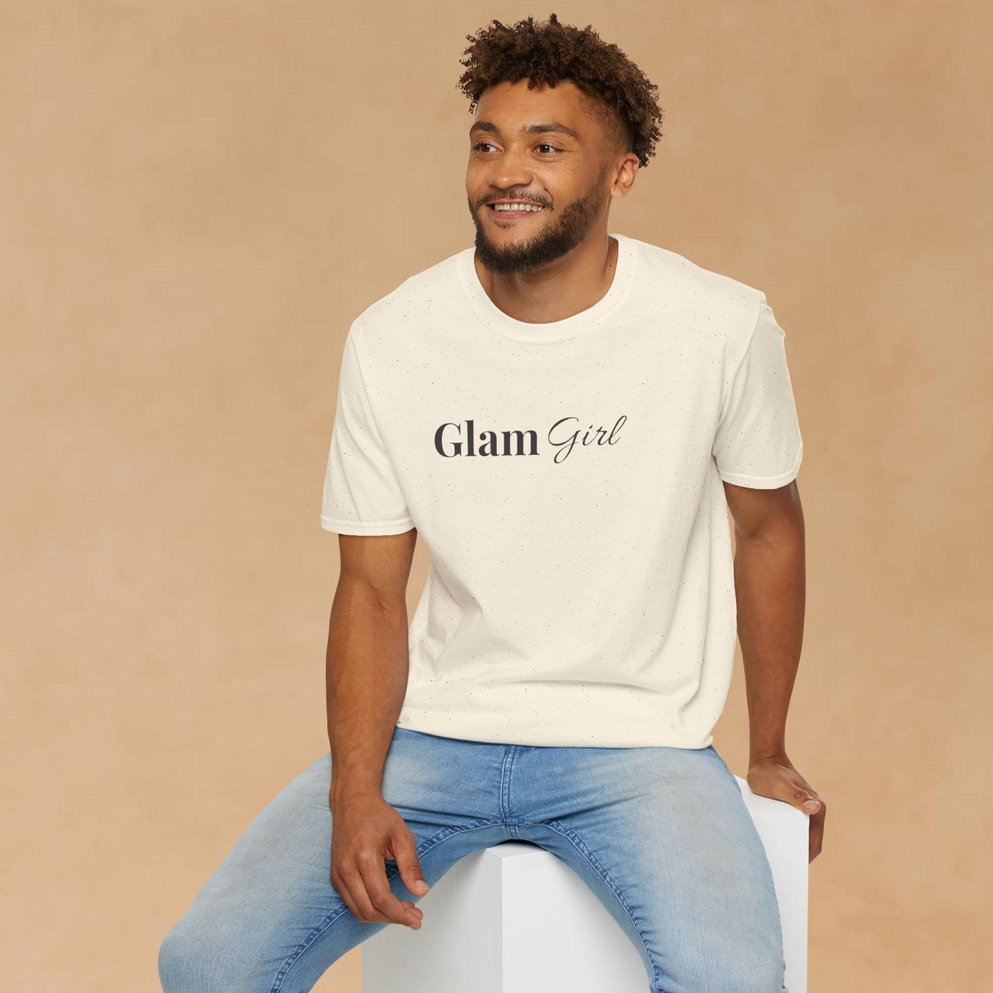 "Glam Girl" - Unisex T-Shirt [Black Font]