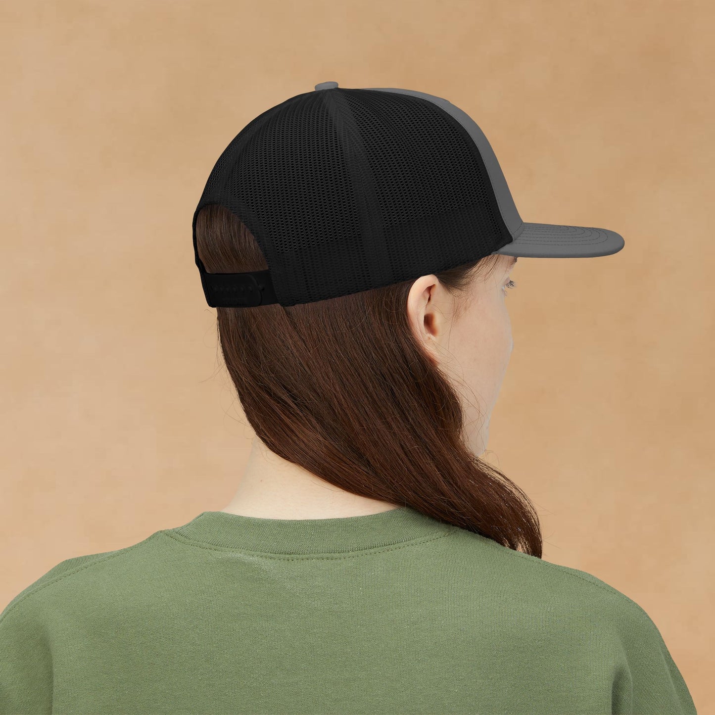 "Mentally Strong, Physically Stoic" Embroidered Snapback Trucker Cap