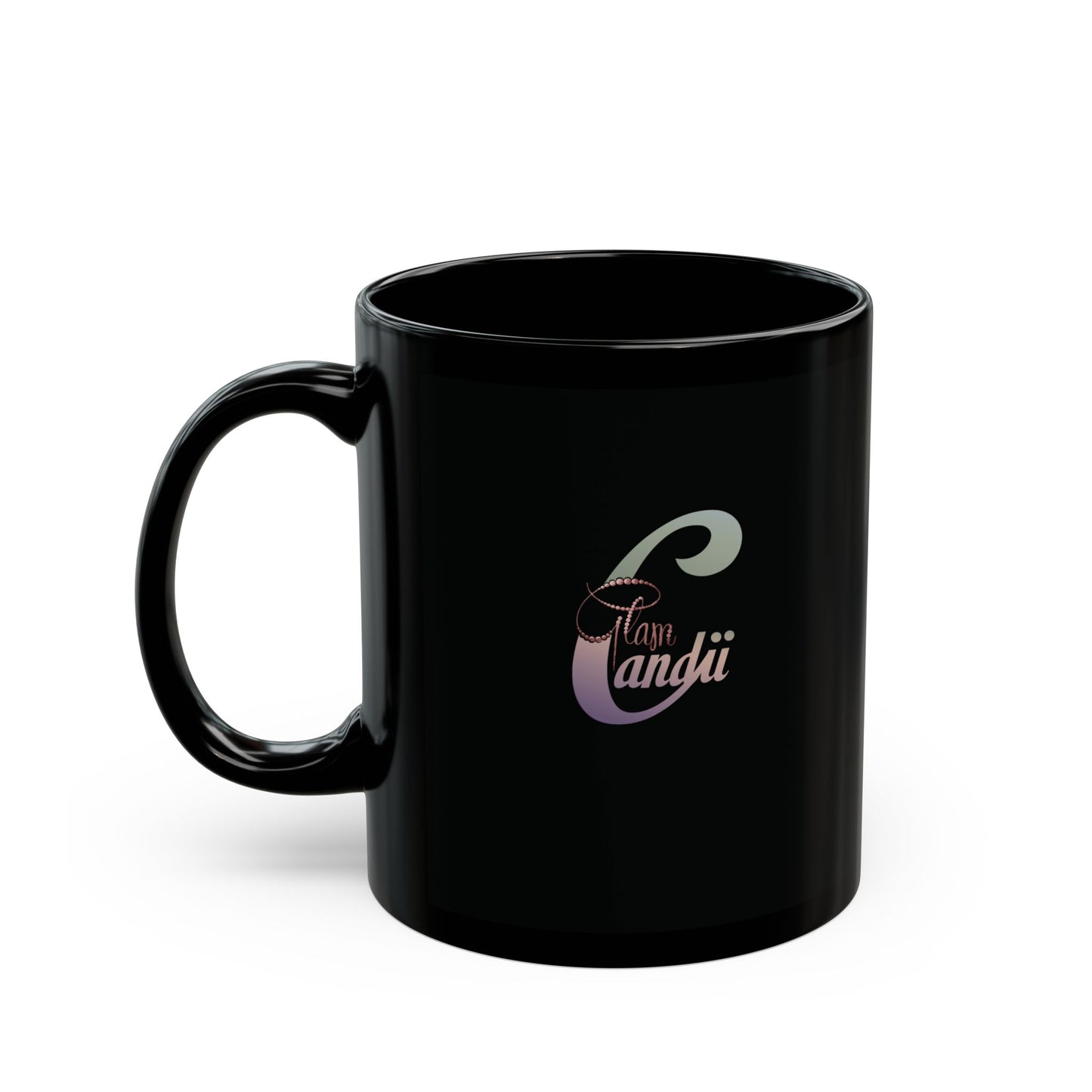 Glamcandii Ceramic Black Mug