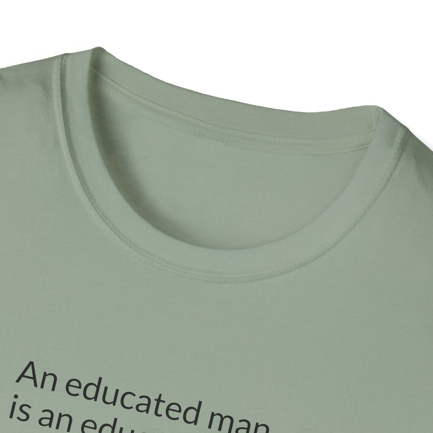 Educated Woman, Educated Nation - Unisex T-Shirt [Black Font]