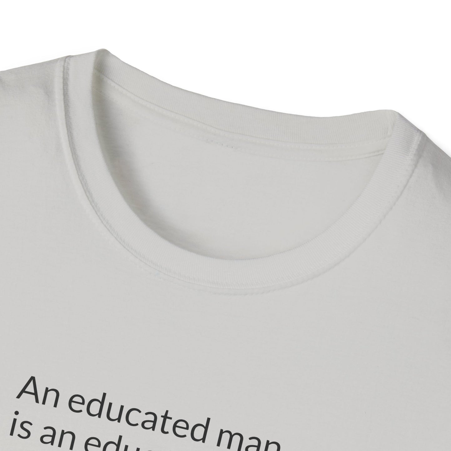 Educated Woman, Educated Nation - Unisex T-Shirt [Black Font]