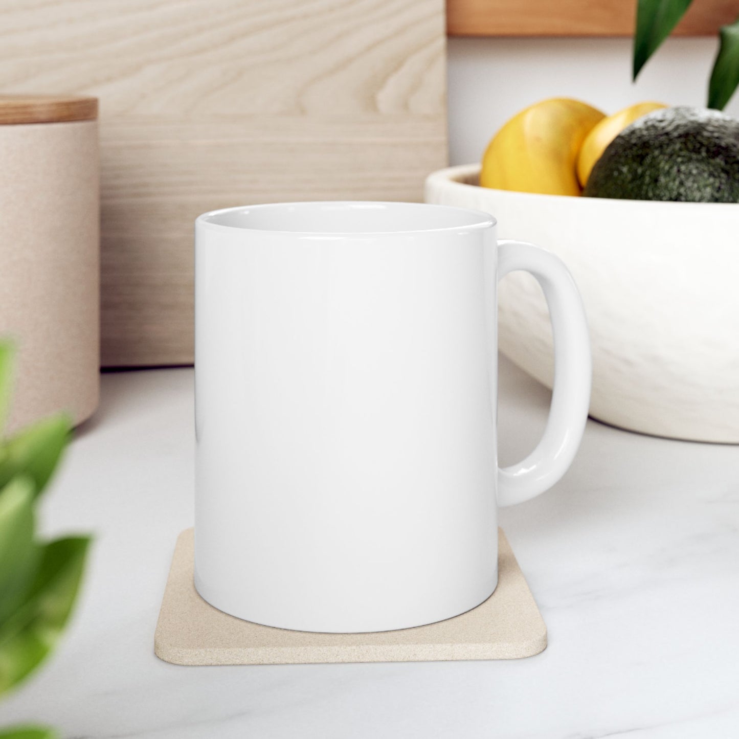 "When life speaks... Listen." Ceramic White Mug