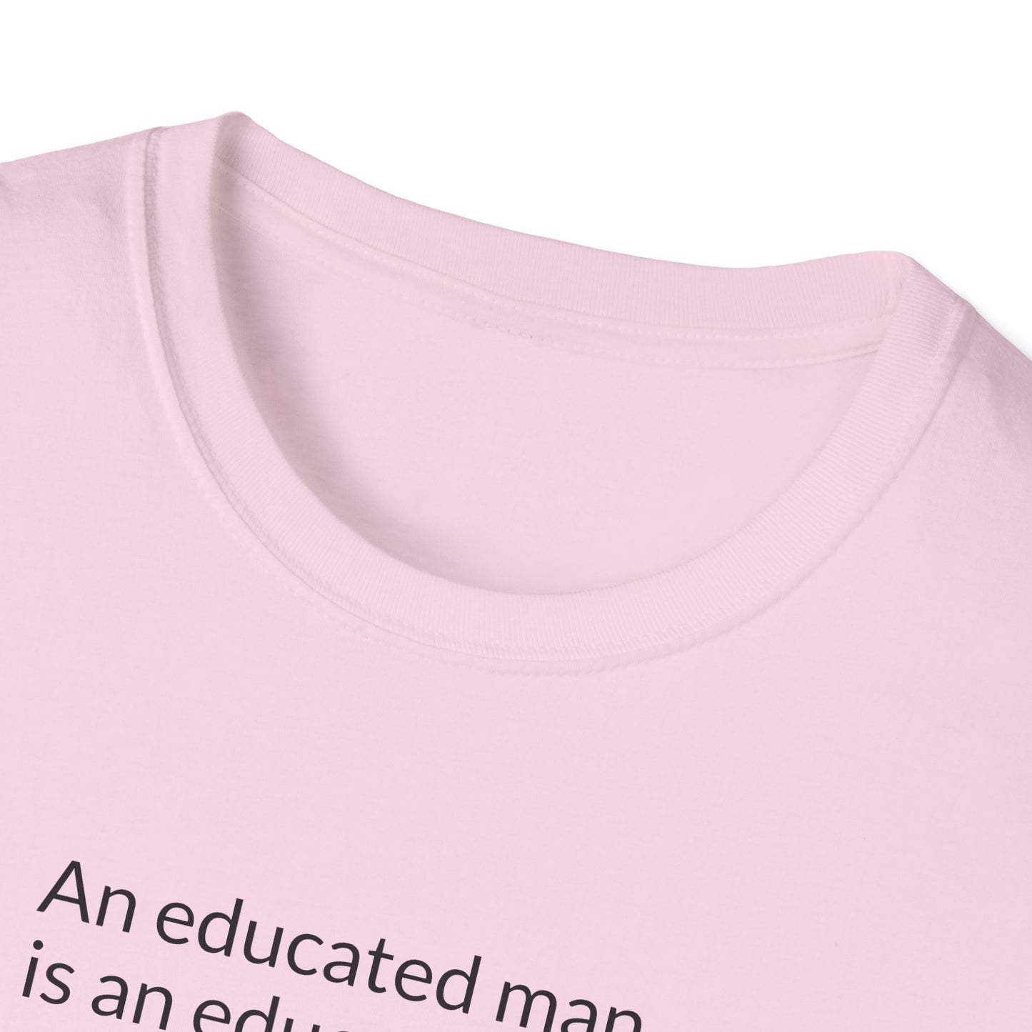 Educated Woman, Educated Nation - Unisex T-Shirt [Black Font]