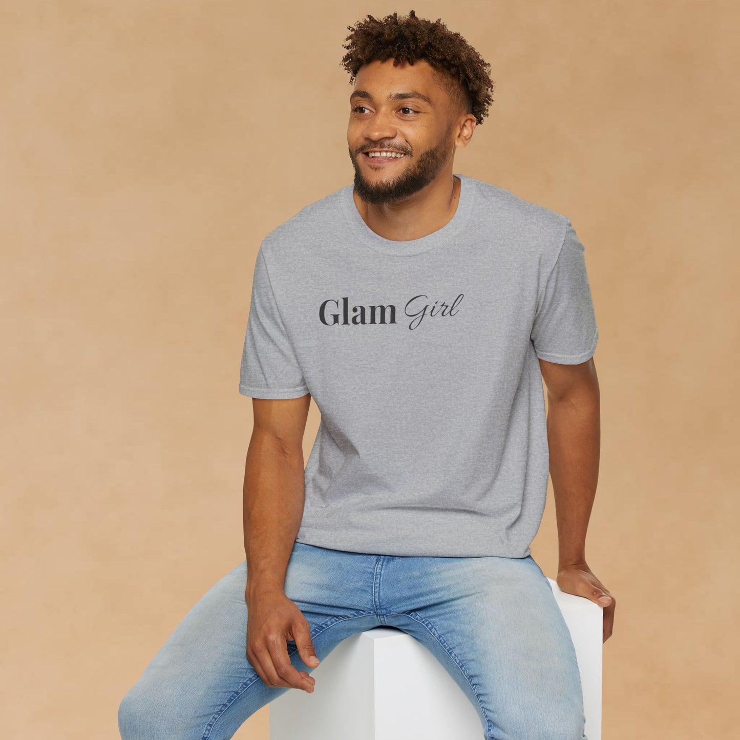 "Glam Girl" - Unisex T-Shirt [Black Font]